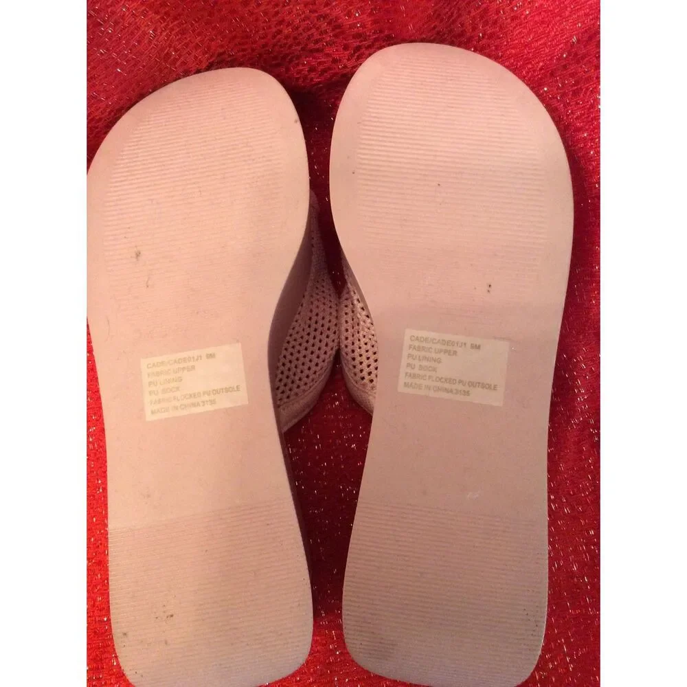 Madden Girl Pink Platform Slip On Shoes Size 9M CADE